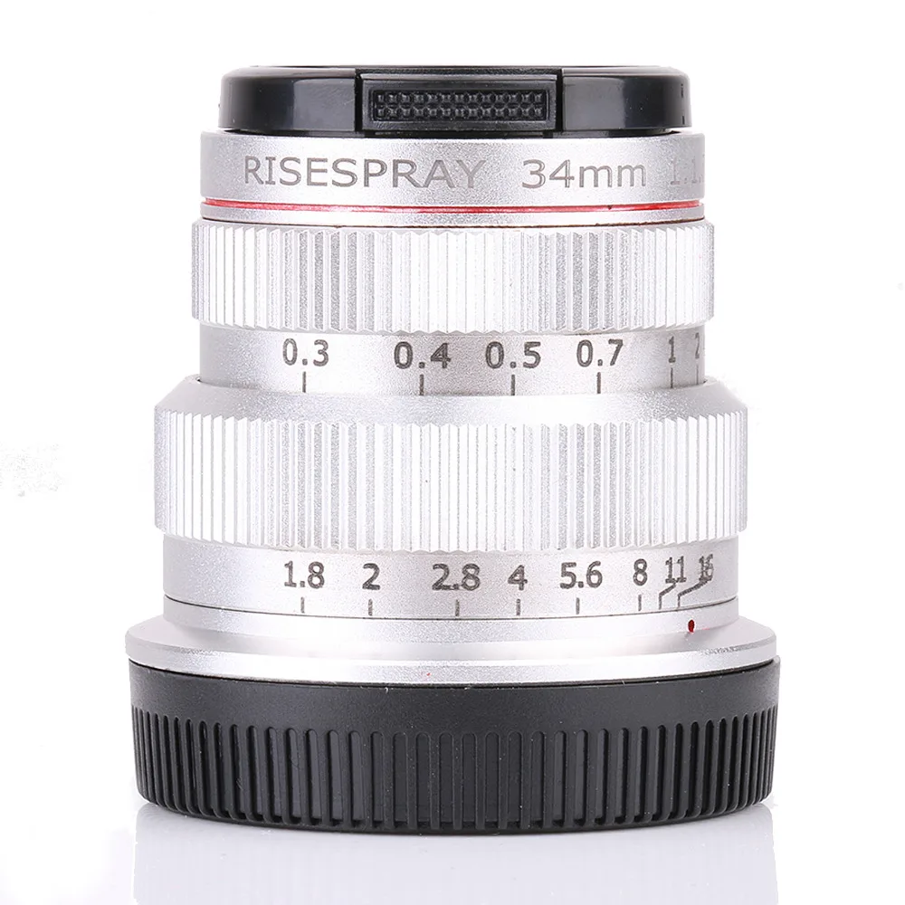 34mm F1.8 APS-C camera Lens for Olympus Panasonic MTF M4/3 Mount PenF E-M5 EM10 Mark II | Электроника