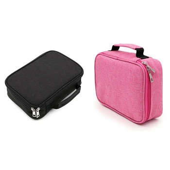 

2 Pcs 72 Holder Pen Colored Pencil Case School Multi-Functional High Capacity Zipper Pencil Bag for Student Art Supplies, Pink &