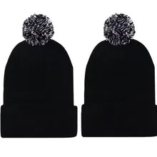 Высококачественная теплая шапка с вышивкой для катания на лыжах, вязаные шапки для женщин и мужчин, зимняя шапка, Теплые Мешковатые шапки, вязаная шапка, спортивная шапка