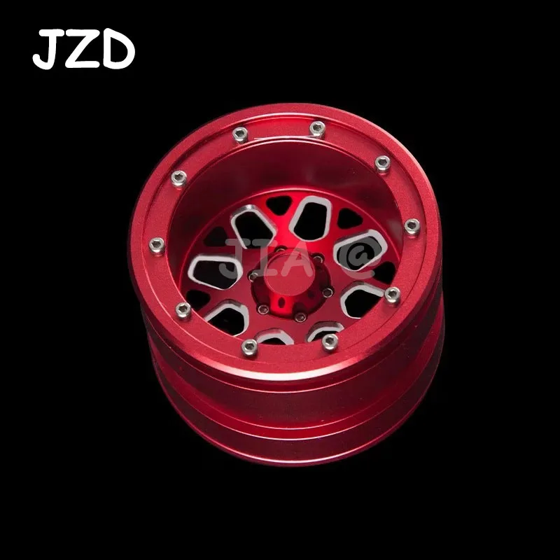 1PCS 4 шт. D1RC 2,2 дюймов подсолнечника Beadlock Обода Колеса для 1:10 1:8 Traxxas TRX-4 TRX4 RC4WD D90 D110 TF2 осевой SCX10 90046 RC автомобиль Y005 - Цвет: 1PCS