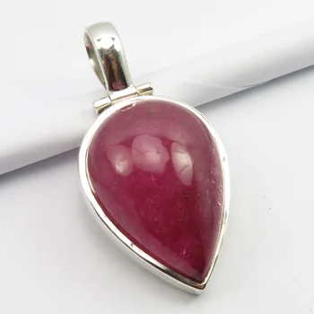 

Solid Tourmaline Pendant 1.5" Ladies Stone Jewelry