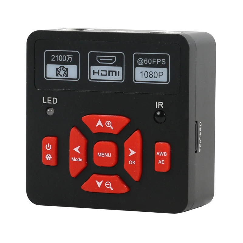FHD 21MP 1080P 60FPS USB HDMI лабораторный промышленный цифровой видеомикроскоп с креплением