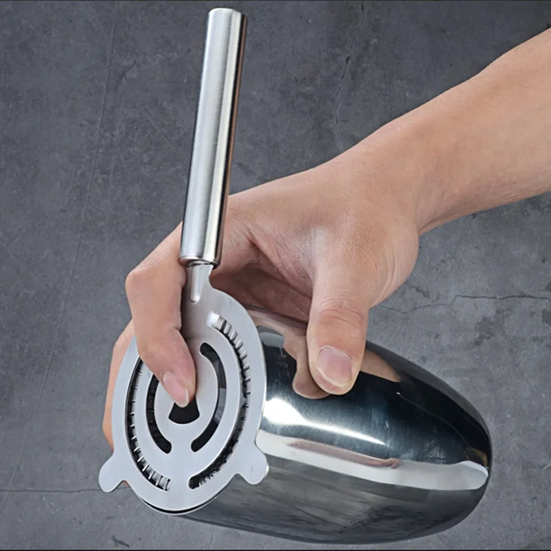 Perfect Bar Accessories Steel Bar Metal Cocktail strainer with handle