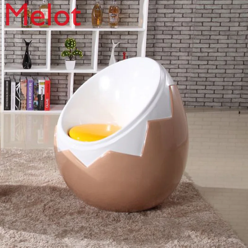 Canape En Forme De Coquille D œuf Chaise Combinee Pour Table Et Salon De The Au Lait Mobilier De Salle A Manger Frais Et Creatif Frp Aliexpress