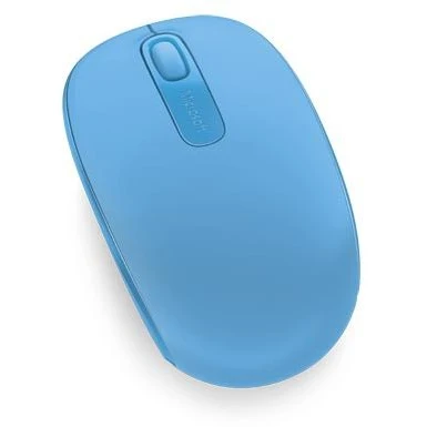 Мышь Microsoft Mobile Mouse 1850 бирюзовый оптическая(1000dpi) беспроводная USB для ноутбука(2but