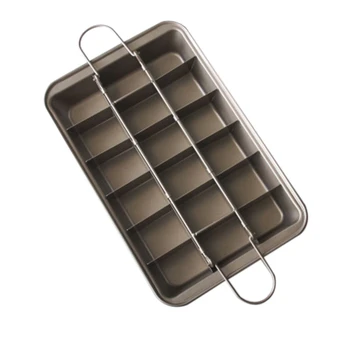 

Baking Tray Cake Mold Non-Stick Baking Tray Square Bread Baking Thickening Solid Bottom