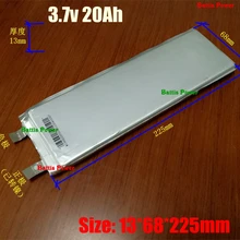 1 шт 3,7 v 20Ah литиевая Lipo батарея 60A Lipo батарея 22ah для Diy солнечной батареи хранения энергии Ebike скутер 12v 48v не Lifepo4