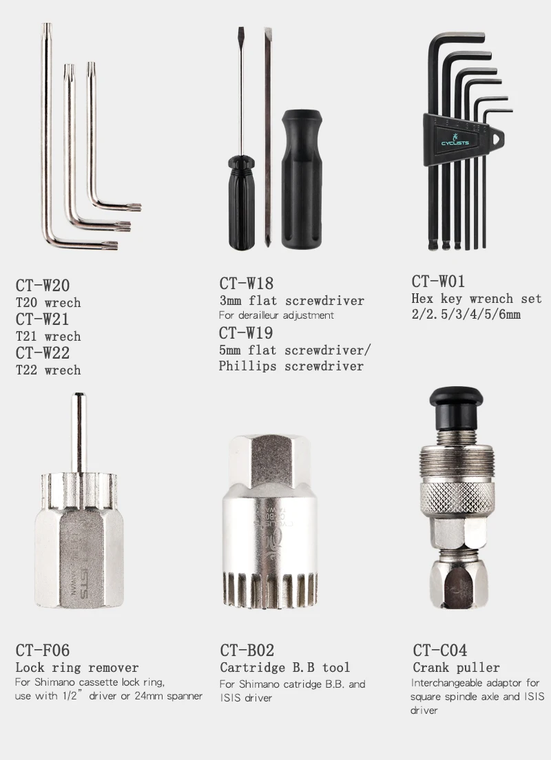 18 в 1 профессиональные велосипедные инструменты для горных/цепь для дорожного велосипеда педаль BB шестигранный гаечный ключ многофункциональные велосипедные Инструменты Набор коробок
