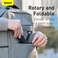 Baseus Foldable Metal Smartphone Handheld Gimbal Stabilizer 3-Axis Pocket Sized Phone Gimbals for IOS/Android Mobile Camera