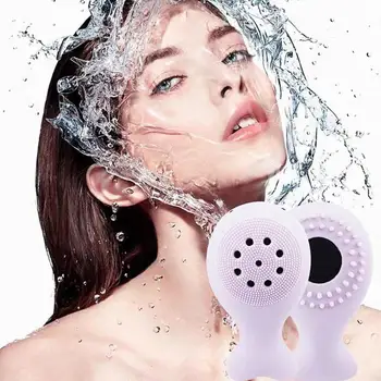 

Small Whale Shape Scrub Washing Brush Face Skin Care Massage Wash Cleanser Deep Cleaning Exfoliator Makeup Remover Tool