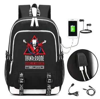 

Thunderdome Wizard Hero Har Backpack USB Bag Casual Backpack Teenagers Student School Bag Travel Shoulder Laptop Bag