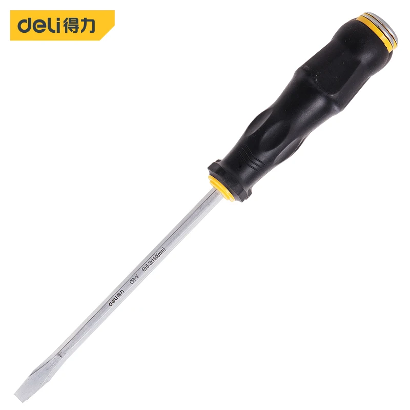 

Deli Slotted rubber plastic handle through core screwdriver Snap Ring Hand Wire stripper Nippers Multipurpose kit multi-function