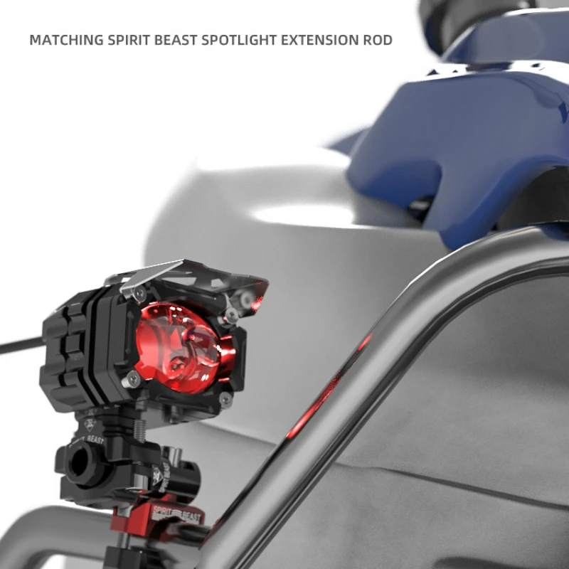 Spirit Beast мотоциклетный Светодиодный прожектор для Bmw Honda Yamaha Benelli Kawasaki Suzuki супер яркий 20 Вт лампа-мигалка