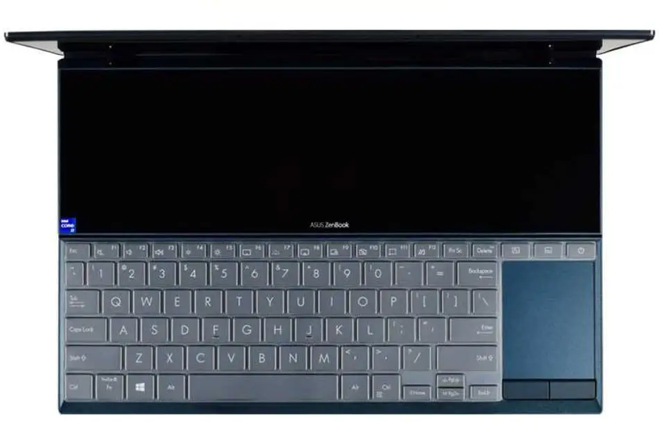 Pellicola Trasparente Per Tastiera In Silicone Trasparente Per Asus Zenbook Duo 14 Ux482 Ux482Eg Ux482Ea