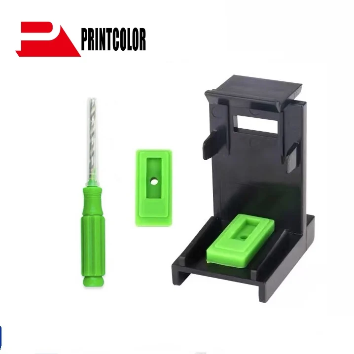 Ink Refill Cartridge Clip Rubber Pads Syringe Tool Kit Clamp For HP 46 64 67 305 124 124XL 305XL 67XL 805XL 62XL 303XL