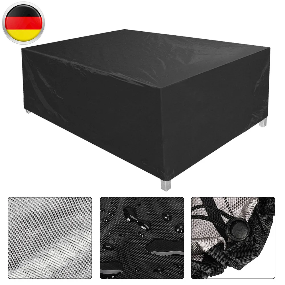 

outdoor furniture Waterproof Outdoor Patio Furniture Set Cover Garden Table Protective Cloth Cover garden furniture concrete