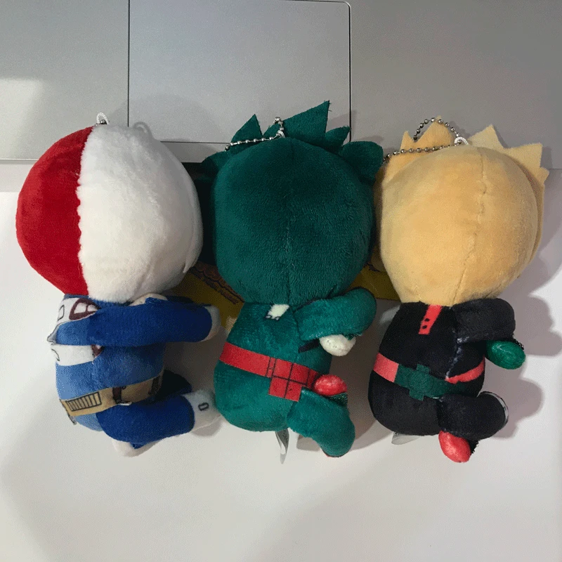 Аниме Мой герой Academy izku Bakugou Shouto hug плюшевые подвесные игрушки 10 см мягкие куклы подарок
