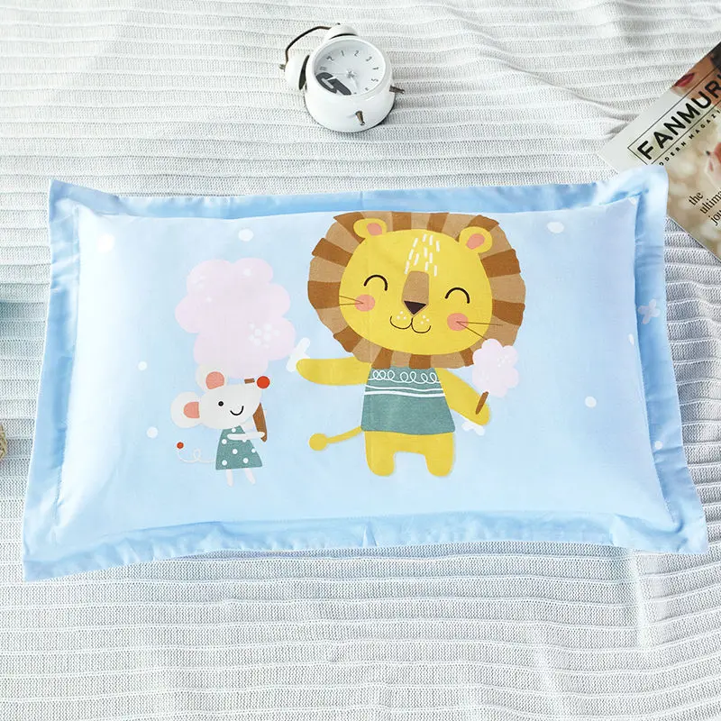 Cartoon Printed Pillow Multicolor Kids Pillow Case Infant Cover Baby Sleeping Core Pillowcase Qulity Dustproof Pro