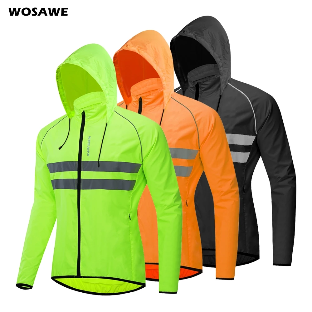 WOSAWE свитер с капюшоном велосипедные куртки двумя карманами для хранения