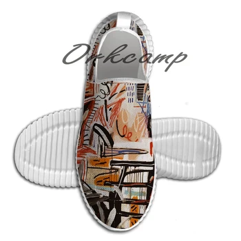 

A vectorised Basquiat Light Weight fashion Sports Running Shoes Walking Shoes Summer Comfortable Yuga shoes