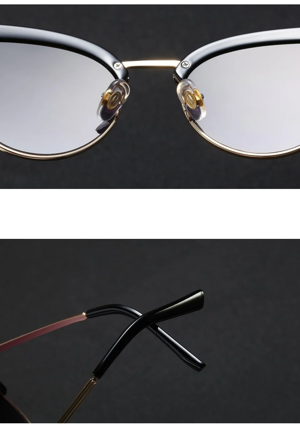 Женские солнцезащитные очки "кошачий глаз" с полуоправой, Ретро стиль, маленькая оправа, сплав, солнцезащитные очки для женщин, Chis, сексуальные, белые, черные, оттенки, бренд