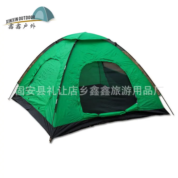 Green 2 Door Открытый Многофункциональный туристический тент рекламный тент быстро открытый полностью автоматический тент Пляжный Тент - Цвет: Green 2 Door