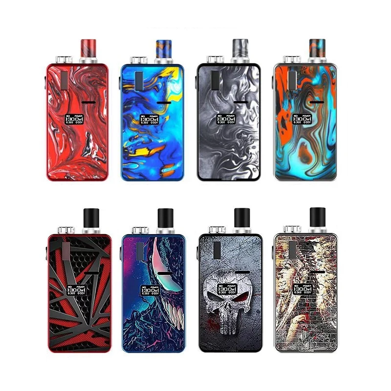 

HUGO Vapor Kylin 30W Pod Vape Kit 1000mAh Battery 3ml Pod 0.6ohm mesh 1.2ohm regular E-cigarette Kit with 0.49 inch OLED Screen