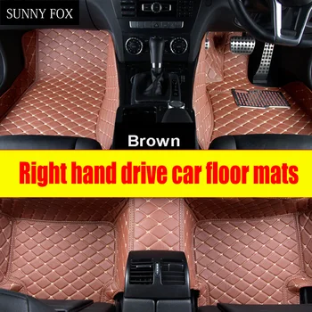 

Right hand drive/RHD Car floor mats for Honda Accord 6th 7th 8th 9th generation full cover case car-styling carpet rugs liners (