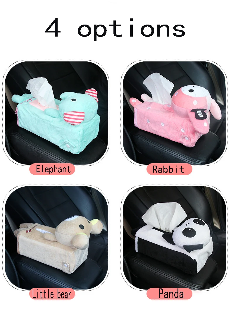 Kawaii плюшевая коробка для ткани прекрасный мультфильм оригинальность чехол для ящика автомобильные аксессуары для интерьера Подушка для сна