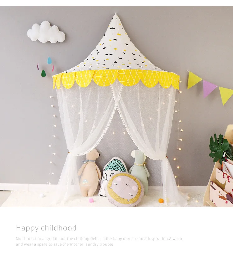 Jogo do Quarto Net para o Bebê Novo Bebê Berço Rede Princesa Cúpula Cama Dossel Crianças Laço Redondo Mosquito Dormir Tenda 17 para o bebê dormir jogo do quarto bebê tenda