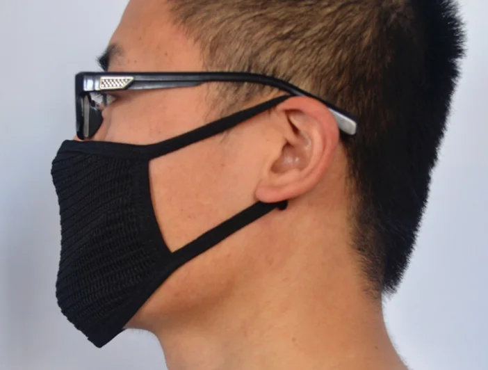 Унисекс черный хлопок Анти-пыль маска мотоцикл Открытый ветрозащитный теплая маска