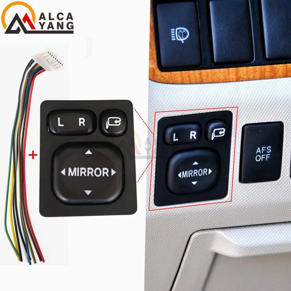 Power Mirror Control Switch 8487252030 8487034010 Folding Rear View