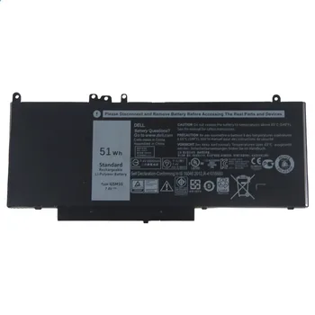 

Original G5M10 7.4V 51Wh 6460mAh battery for DELL Latitude 3350 3160 E5450 E5550 E5570 laptop free shipping