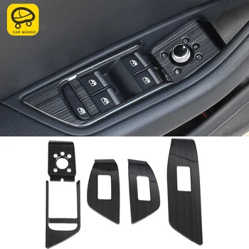 

CarManGo Car Accessories Door Handle Window Control Panel Trim Sticker Cover Frame Decoration for Audi A4 A5 S4 S5 B9 2017-2020