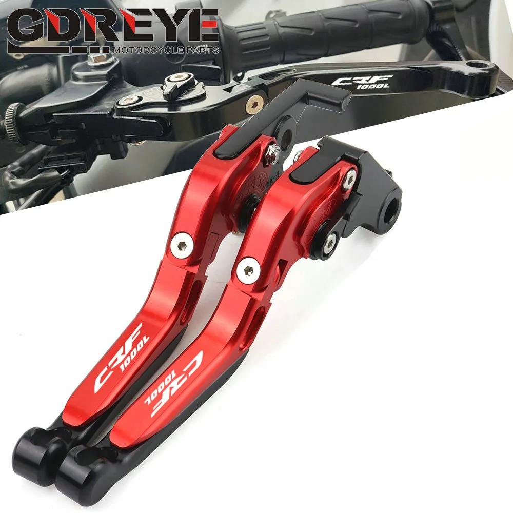 For HONDA CRF1000L CRF 1000L CRF1000 L Africa Twin 2015 2016 2017 Motorcycle Folding Extendable Adjustable Brakes Clutch Levers |