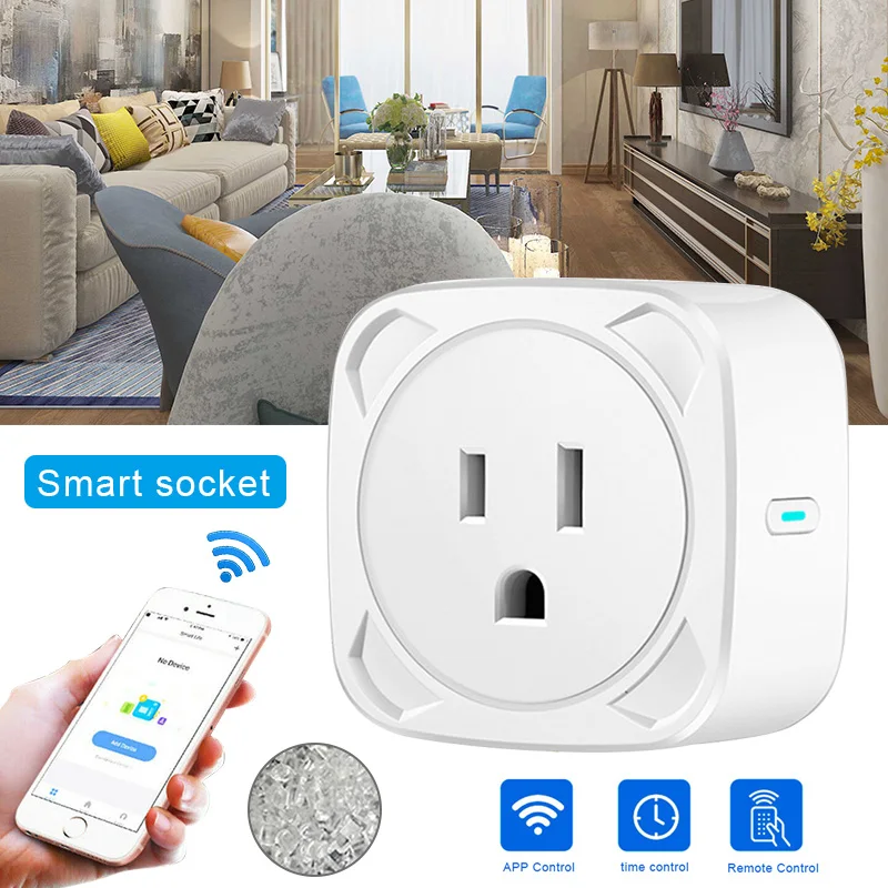 WiFi Smart Plug Switch Голосовое управление телефон переключатель болт-заглушка отверстий синхронизации двигателя домашняя работа дистанционное управление NC99