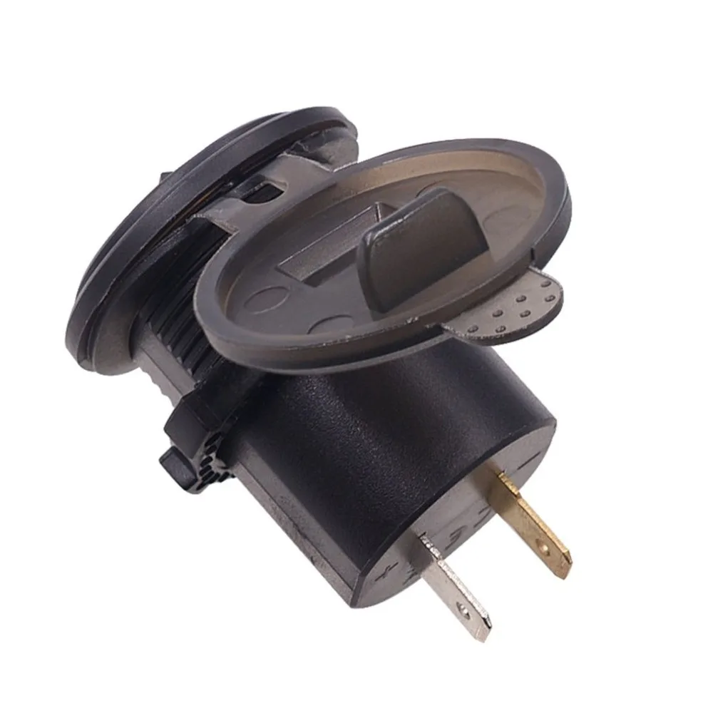 Авто Цифровой вольтметр для автомобиля 12 в водонепроницаемый вольтметр USB зарядное устройство для мобильного телефона с переключателем управления