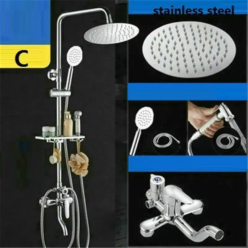 Conjunto De Choveiro дуще Doucheset Ducha Chuveiro углублённые встраиваемые Duschset Columna Preto Chuveiro сделать Banheiro Ducha душ Ванная комната душа - Цвет: Number 3