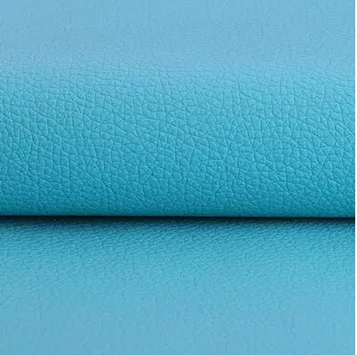 100x138 см искусственная кожа маленькая личи PU кожа ткани шитье DIY сумки диван искусственная кожа украшение дома Однотонная искусственная искусственная кожа Ткань для шитья DIY Сумка Обувь Материал - Цвет: Light Blue