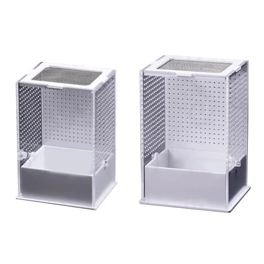 

Transparent Acrylic Reptile Feeding Box Insect Box Praying Mantis Reptile Home Insect Cage Reptile Terrarium Mantis Breeding Box