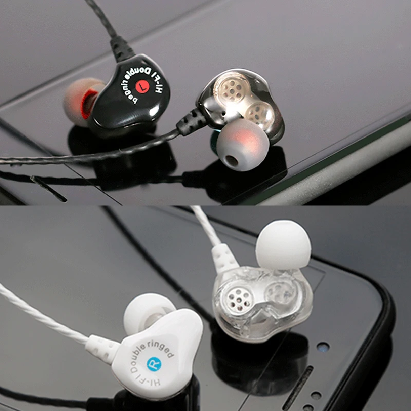 LOPPO D6 in ear Music Sports Karaoke mobile phone computer universal heavy subwoofer wire control applicable to vivo Huawei