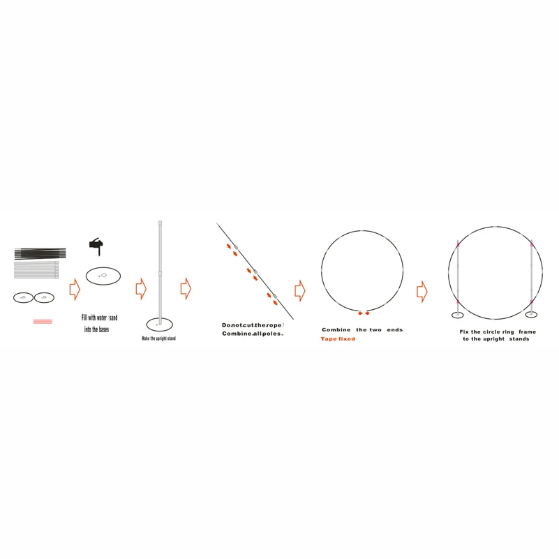 instructions for circle ring upright stand backdrop-1