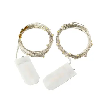 

Led Button Battery Box Copper Wire Light String