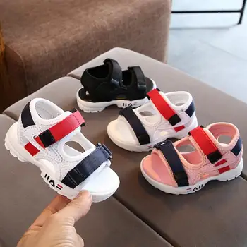 

New Summer children's Cacual sandals baby toddler girls beach shoes soft bottom non-slip boys sports sandals