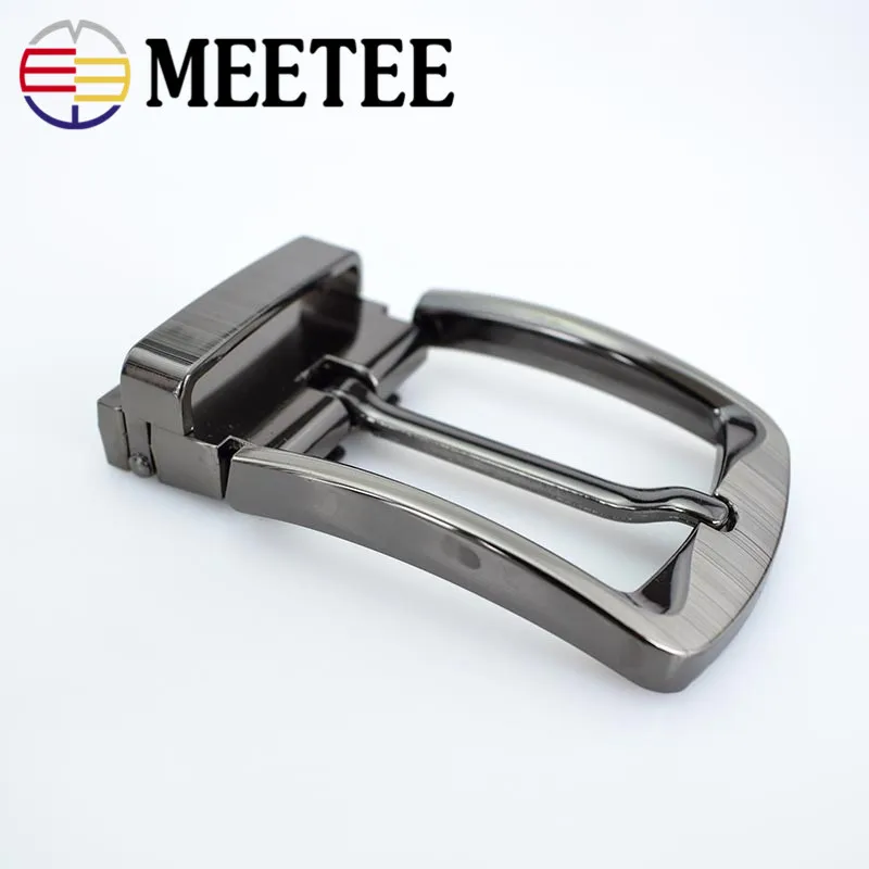 Мужской ремень Meetee кожаный из сплава с пряжкой ширина 39 мм аксессуары для