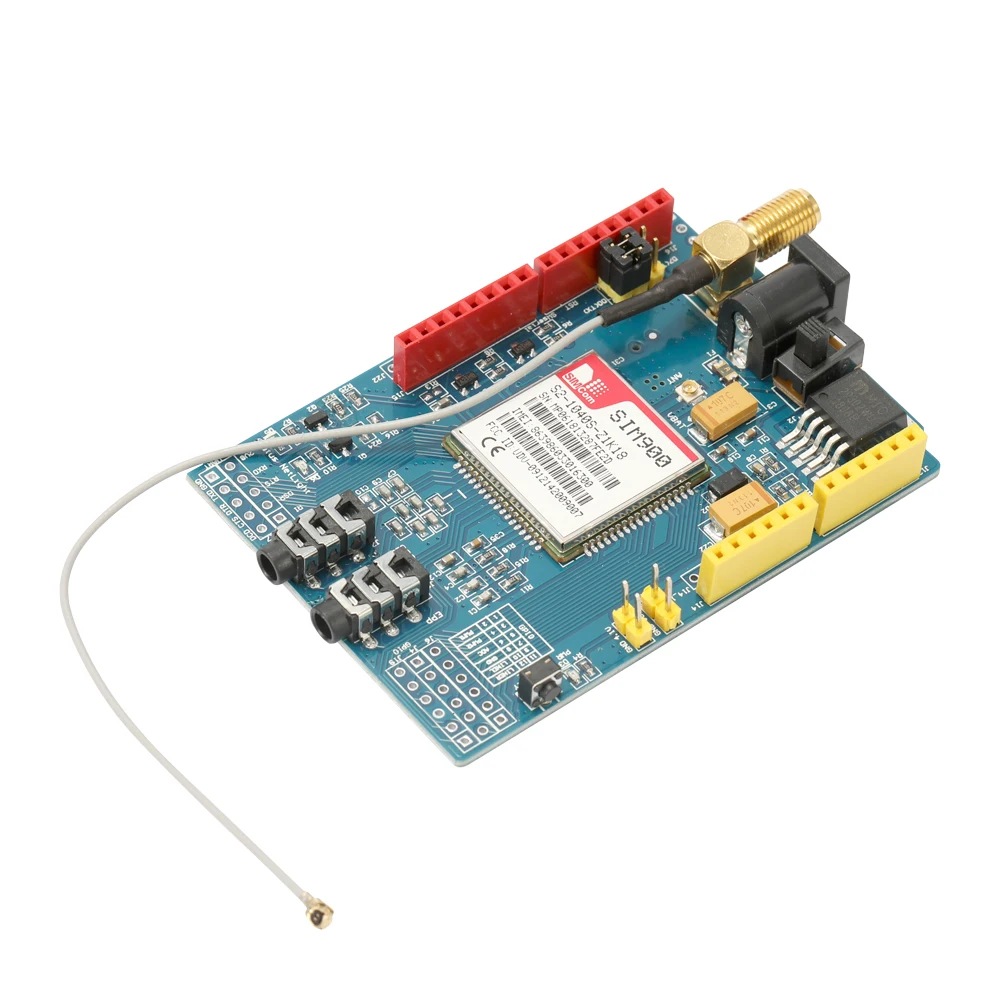 

SIM900 850/900/1800/1900 MHz GPRS/GSM Development Board Module Kit for Arduino