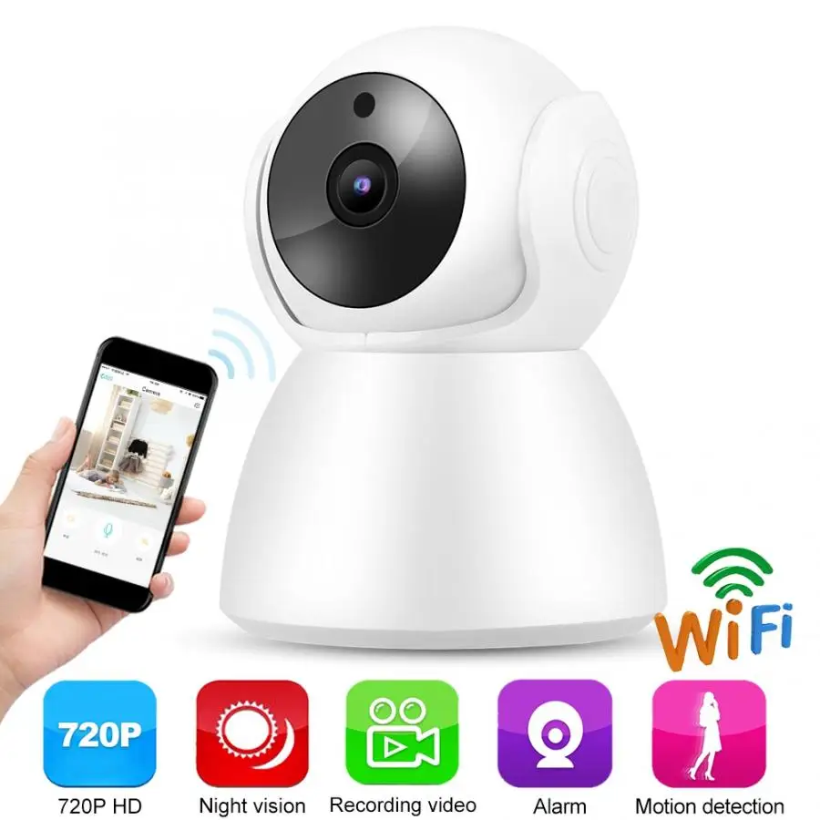 IP Камера 720P Wi-Fi IP Babycam 2-полосная Домофон монитор радионяни дома PTZ Камера 110-240V