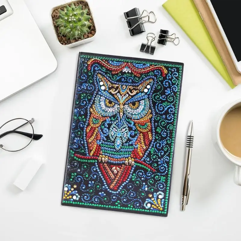 Алмазный альбом для рисования DIY винтажный животный узор алмаз особенной формы 50 страниц А5 альбом для рисования вышивка крестом ремесла