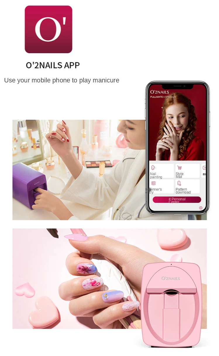 Jolimark Painted Manicure Machine Diy Custom Pattern Nail Tip Self-service  Printing Light Light Drying Integrated Machine - Figurines & Miniatures -  AliExpress