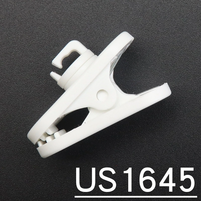 US1645 White 10pcs 10 шт., кабель для наушников, провод, шнур, зажим, зажим для организации, держатель, кабель для гарнитуры, переносной зажим для MP3 телефона, наушников - Цвет: US1645 White 10pcs